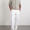Straight-Leg Organic Cotton-Blend Chinos - OU Straight-Leg Organic Cotton-Blend Chinos - OU