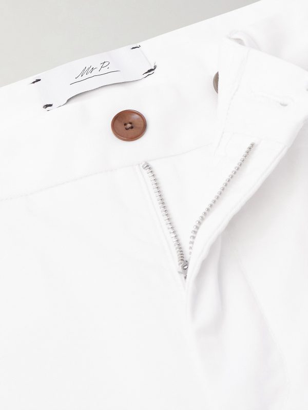 Samuel Straight-Leg Organic Cotton-Blend Twill Chinos - E1 Samuel Straight-Leg Organic Cotton-Blend Twill Chinos - E1