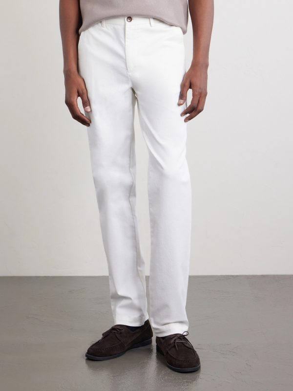 Samuel Straight-Leg Organic Cotton-Blend Twill Chinos - FR Samuel Straight-Leg Organic Cotton-Blend Twill Chinos - FR