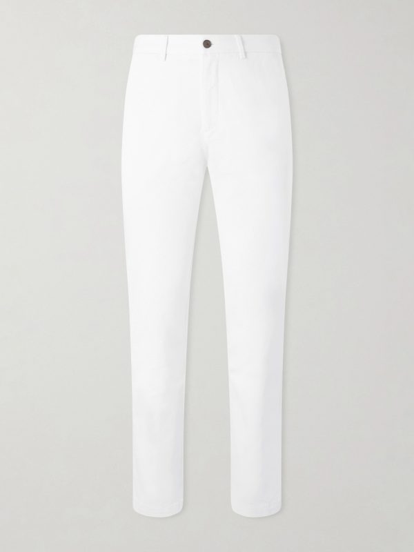 Samuel Straight-Leg Organic Cotton-Blend Twill Chinos Samuel Straight-Leg Organic Cotton-Blend Twill Chinos