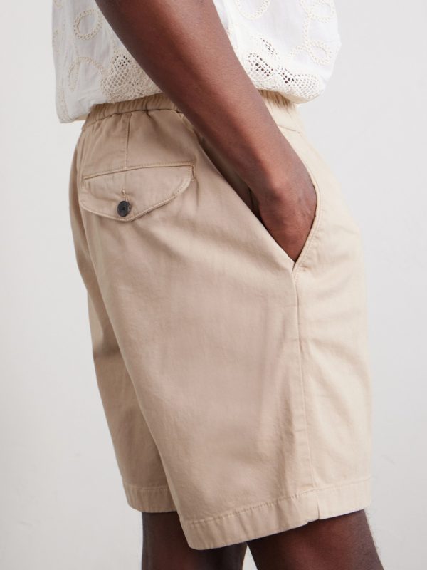 Straight-Leg Garment-Dyed Organic Cotton-Blend Twill Shorts - CU Straight-Leg Garment-Dyed Organic Cotton-Blend Twill Shorts - CU