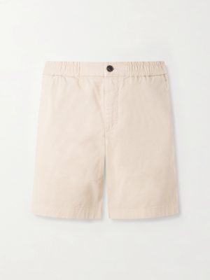 Straight-Leg Garment-Dyed Organic Cotton-Blend Twill Shorts Straight-Leg Garment-Dyed Organic Cotton-Blend Twill Shorts