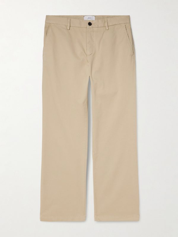 Straight-Leg Organic Cotton-Blend Chinos Straight-Leg Organic Cotton-Blend Chinos