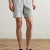 Straight-Leg Garment-Dyed Organic Cotton-Blend Twill Shorts - FR Straight-Leg Garment-Dyed Organic Cotton-Blend Twill Shorts - FR