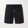 Straight-Leg Cotton Drawstring Shorts Straight-Leg Cotton Drawstring Shorts