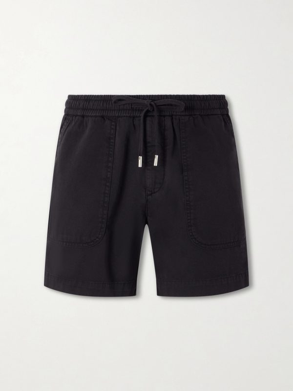 Straight-Leg Cotton Drawstring Shorts Straight-Leg Cotton Drawstring Shorts