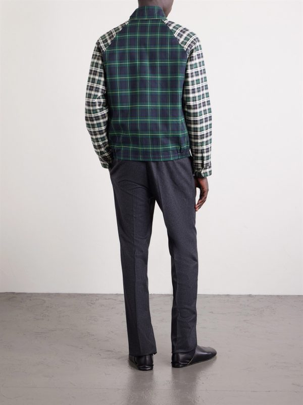 The Beachmont Checked Cotton Bomber Jacket - BK The Beachmont Checked Cotton Bomber Jacket - BK