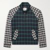 The Beachmont Checked Cotton Bomber Jacket The Beachmont Checked Cotton Bomber Jacket