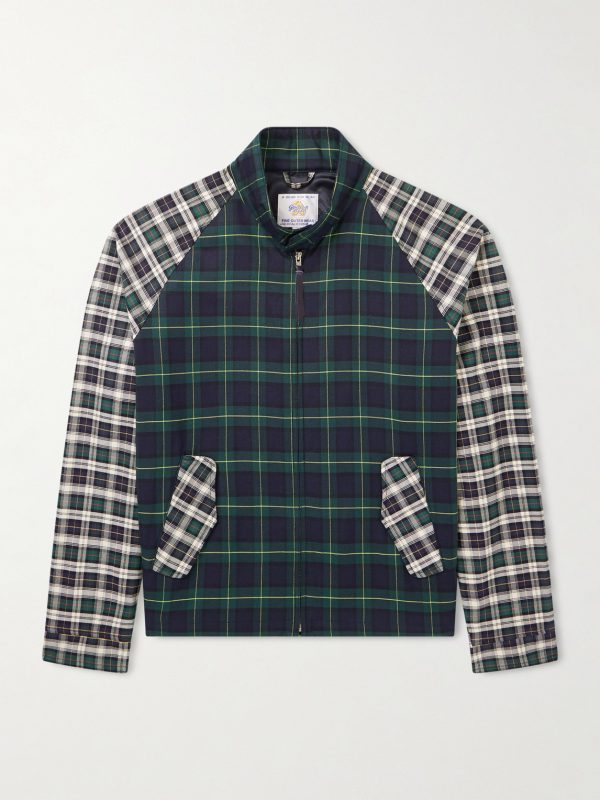 The Beachmont Checked Cotton Bomber Jacket The Beachmont Checked Cotton Bomber Jacket