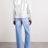 The Waterfront Slim-Fit Metallic Leather Jacket - BK The Waterfront Slim-Fit Metallic Leather Jacket - BK