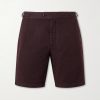 Straight-Leg Cotton And Linen-Blend Bermuda Shorts Straight-Leg Cotton And Linen-Blend Bermuda Shorts