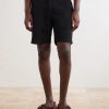 Straight-Leg Cotton And Linen-Blend Bermuda Shorts - FR