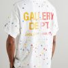 Le Pop Logo-Print Paint-Splattered Cotton-Jersey T-Shirt - BK Le Pop Logo-Print Paint-Splattered Cotton-Jersey T-Shirt - BK