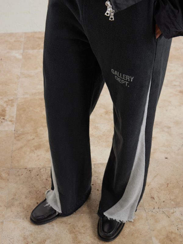 Flared Logo-Print Cotton-Jersey Sweatpants - CU Flared Logo-Print Cotton-Jersey Sweatpants - CU