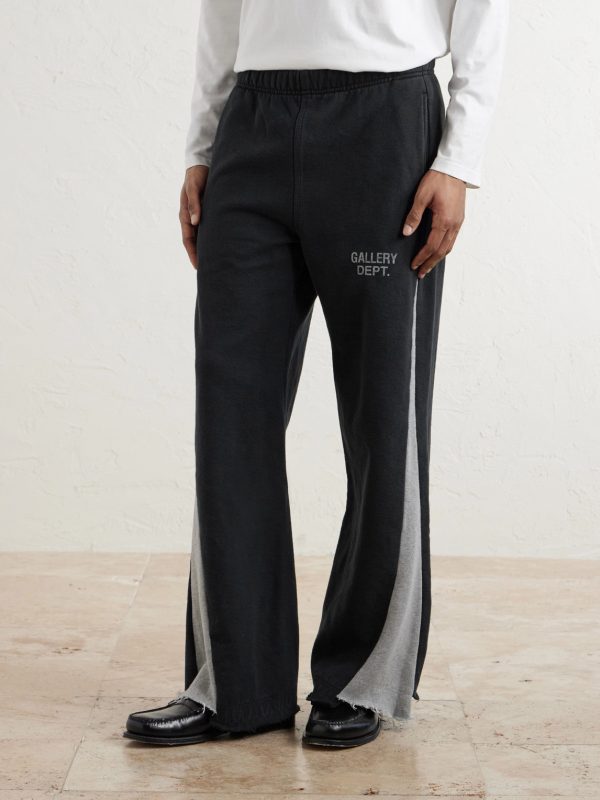 Flared Logo-Print Cotton-Jersey Sweatpants - FR Flared Logo-Print Cotton-Jersey Sweatpants - FR