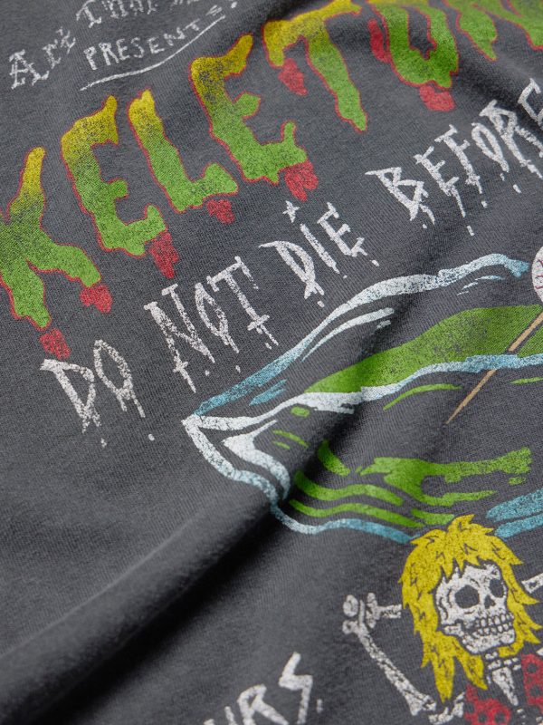 Don't Die Printed Distressed Cotton-Jersey T-Shirt - CU