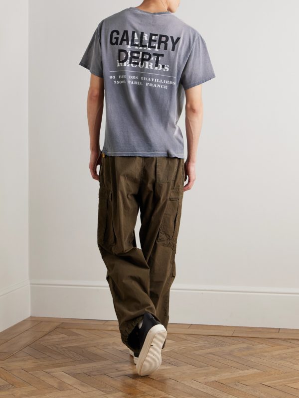 40-Year Printed Distressed Cotton-Jersey T-Shirt - OU 40-Year Printed Distressed Cotton-Jersey T-Shirt - OU