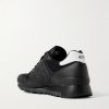 + WTAPS 1300 Leather-Trimmed Mesh Sneakers - BK + WTAPS 1300 Leather-Trimmed Mesh Sneakers - BK