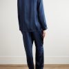 Silk-Satin Pyjama Set - BK