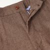 Leisure Straight-Leg Pleated Wool-Flannel Trousers - E1