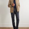 Leisure Straight-Leg Pleated Silk-Twill Trousers - OU