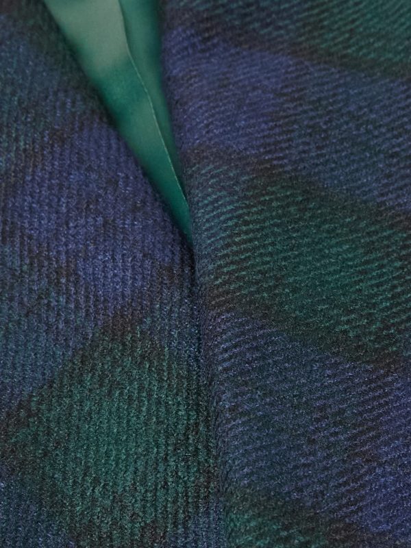 Belted Striped Wool and Cashmere-Blend Robe - CU