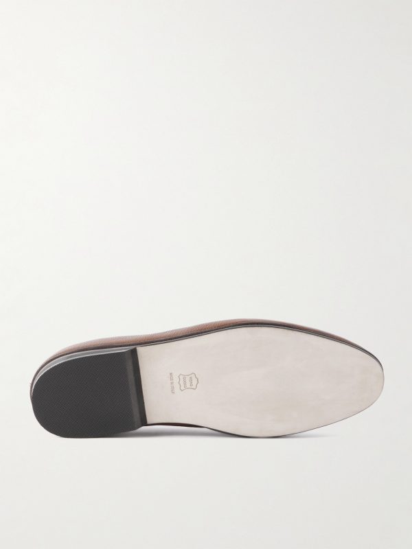 Tasseled Full-Grain Leather Loafers - E1 Tasseled Full-Grain Leather Loafers - E1