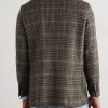 Prince of Wales Checked Wool Blazer - BK