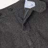 Luca Slim-Fit Tapered Wool-Flannel Trousers - E1 Luca Slim-Fit Tapered Wool-Flannel Trousers - E1