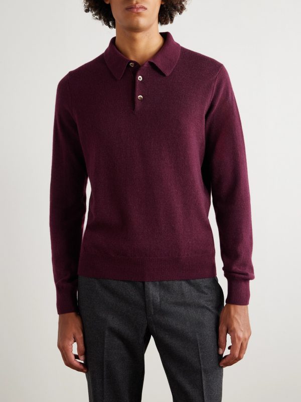 Cashmere Polo Shirt - FR