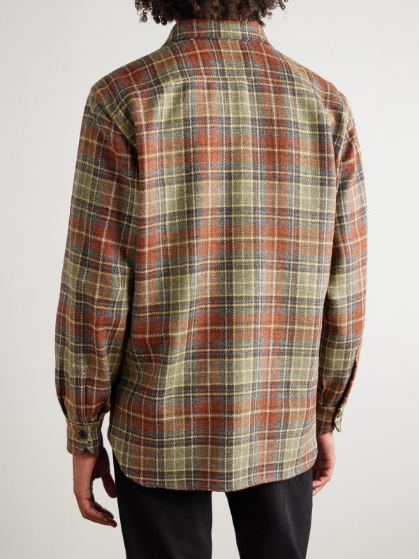 Checked Wool Shirt - BK