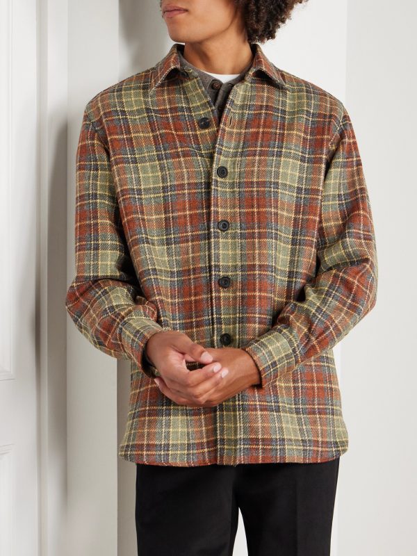 Checked Wool Shirt - FR