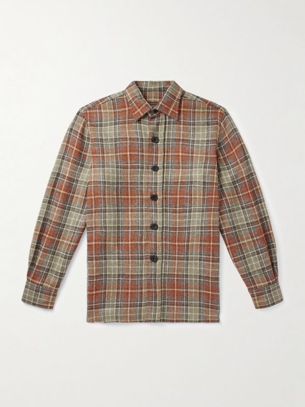 Checked Wool Shirt