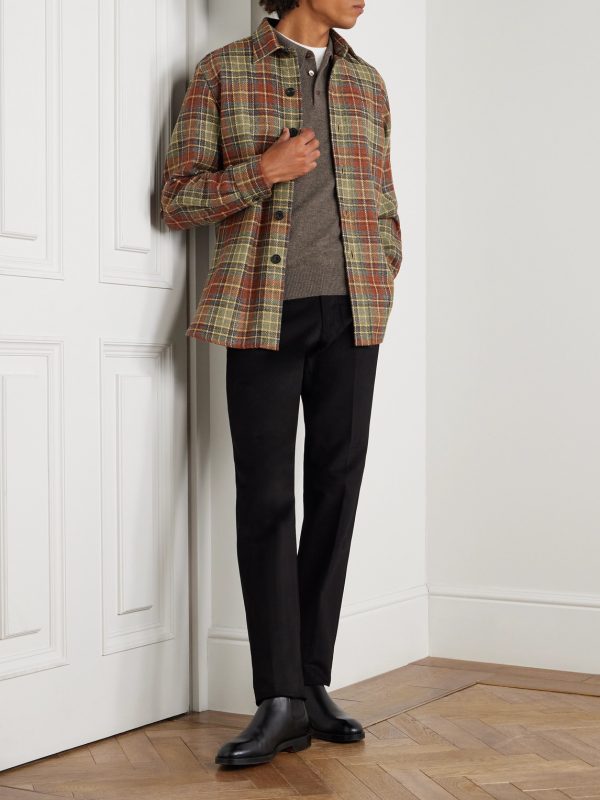 Checked Wool Shirt - OU