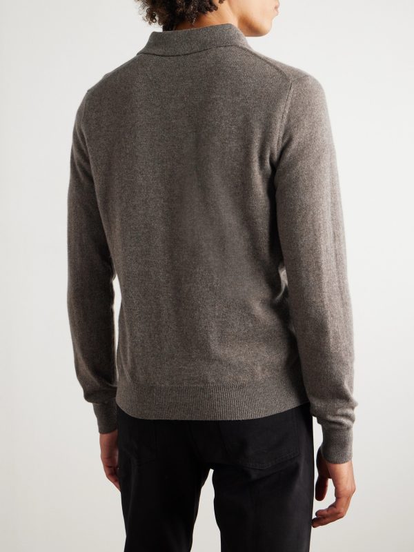 Cashmere Polo Sweater - BK Cashmere Polo Sweater - BK