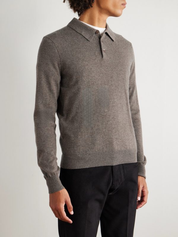 Cashmere Polo Sweater - FR Cashmere Polo Sweater - FR