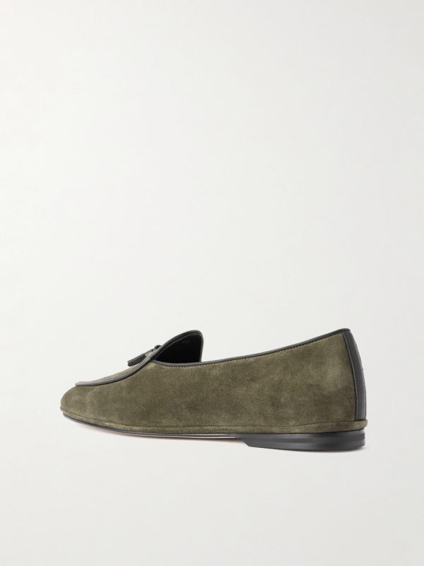 Marphy Tasseled Suede Loafers - BK