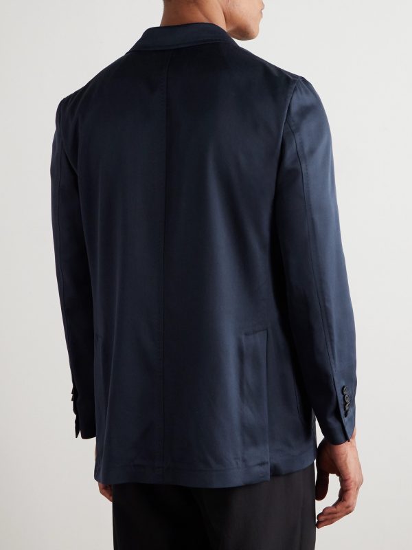 Silk-Twill Blazer - BK