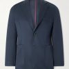 Silk-Twill Blazer