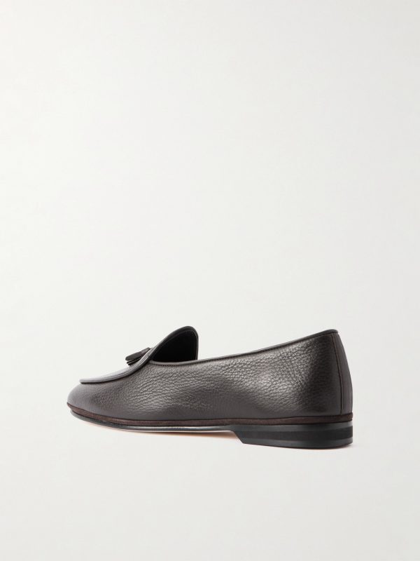 Marphy Tasselled Full-Grain Leather Loafers - BK Marphy Tasselled Full-Grain Leather Loafers - BK