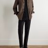 Straight-Leg Cotton-Moleskin Trousers - OU