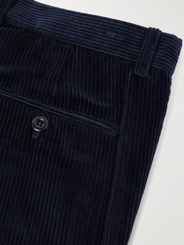 Straight-Leg Cotton-Corduroy Trousers - CU Straight-Leg Cotton-Corduroy Trousers - CU