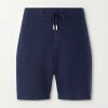 Straight-Leg Garment-Dyed Linen Drawstring Bermuda Shorts