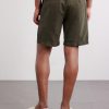 Straight-Leg Linen Shorts - BK