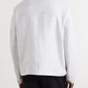 Checked Linen Blouson Jacket - BK