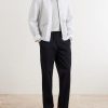 Checked Linen Blouson Jacket - OU