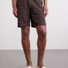 Straight-Leg Linen Shorts - FR Straight-Leg Linen Shorts - FR
