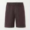 Straight-Leg Linen Shorts Straight-Leg Linen Shorts