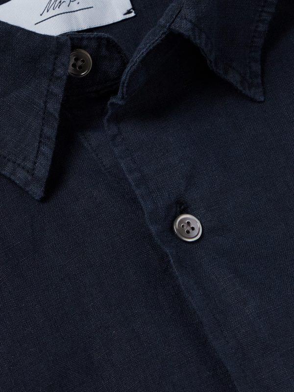Garment-Dyed Linen Shirt - CU Garment-Dyed Linen Shirt - CU