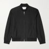 Linen and Cotton-Blend Bomber Jacket Linen and Cotton-Blend Bomber Jacket